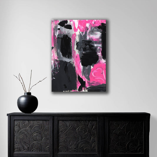 "Heart Smoked" Canvas In Coming In Hot Collection