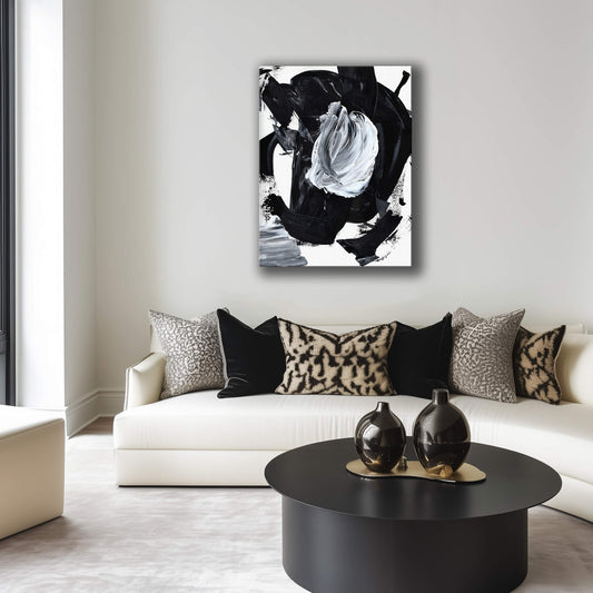 "The Big O" Canvas In Moving In Circles Collection