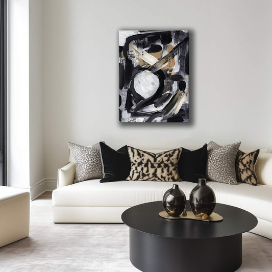 "Gyration" Canvas In Moving In Circles Collection