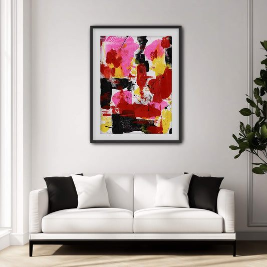 "Hot Pink Fling" Print In Coming In Hot Collection