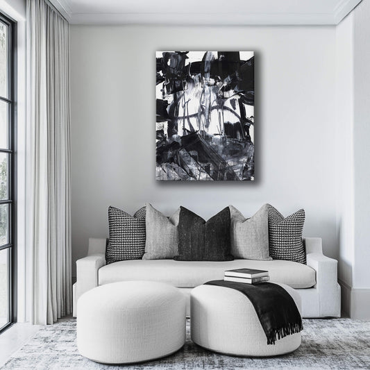 "Gravity's Urge" Canvas In Lovers' Midnight Dance Collection