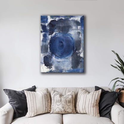 "Blue Eyed" Canvas In Blue Drama Collection