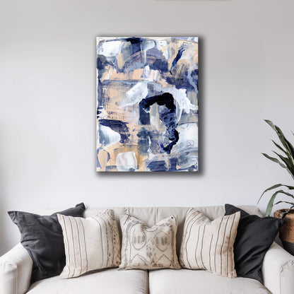 "Confusion Blues" Canvas In Blue Drama Collection