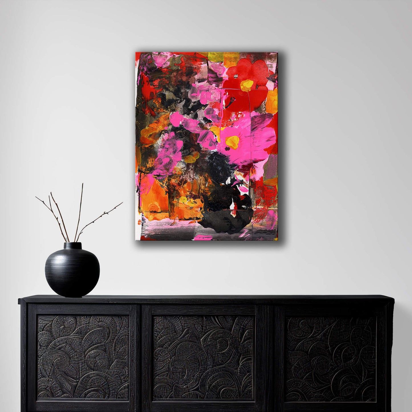 "Love Blooms" Canvas In Coming In Hot Collection