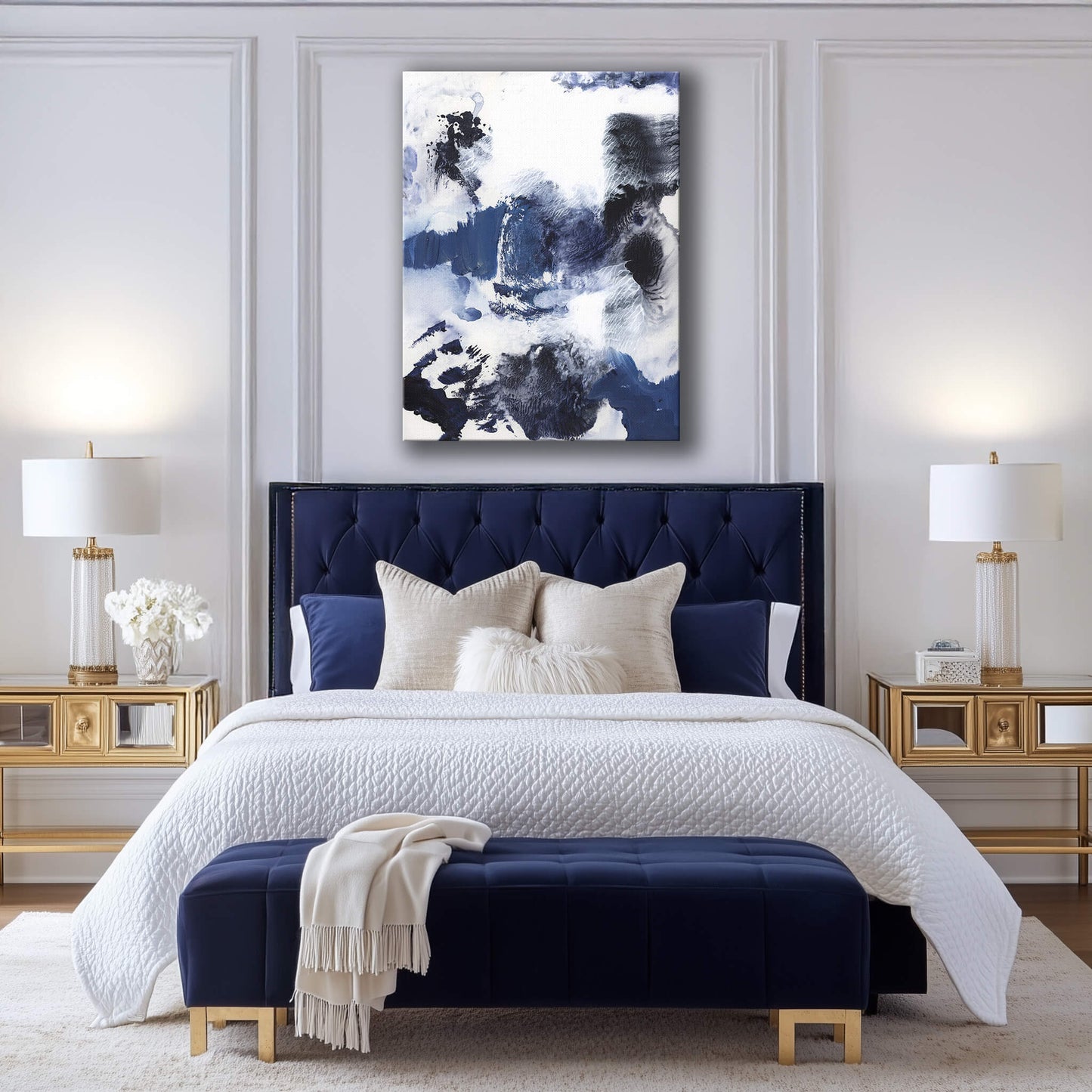 "Blue Heaven" Canvas In Blue Drama Collection
