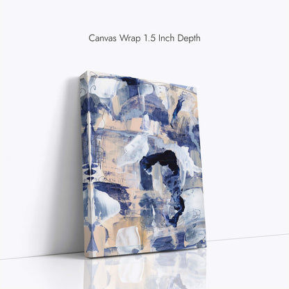 "Confusion Blues" Canvas In Blue Drama Collection