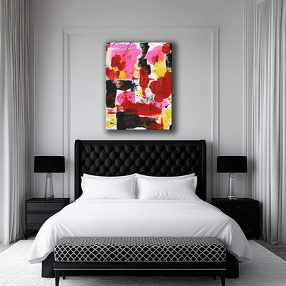 "Hot Pink Fling" Canvas In Coming In Hot Collection