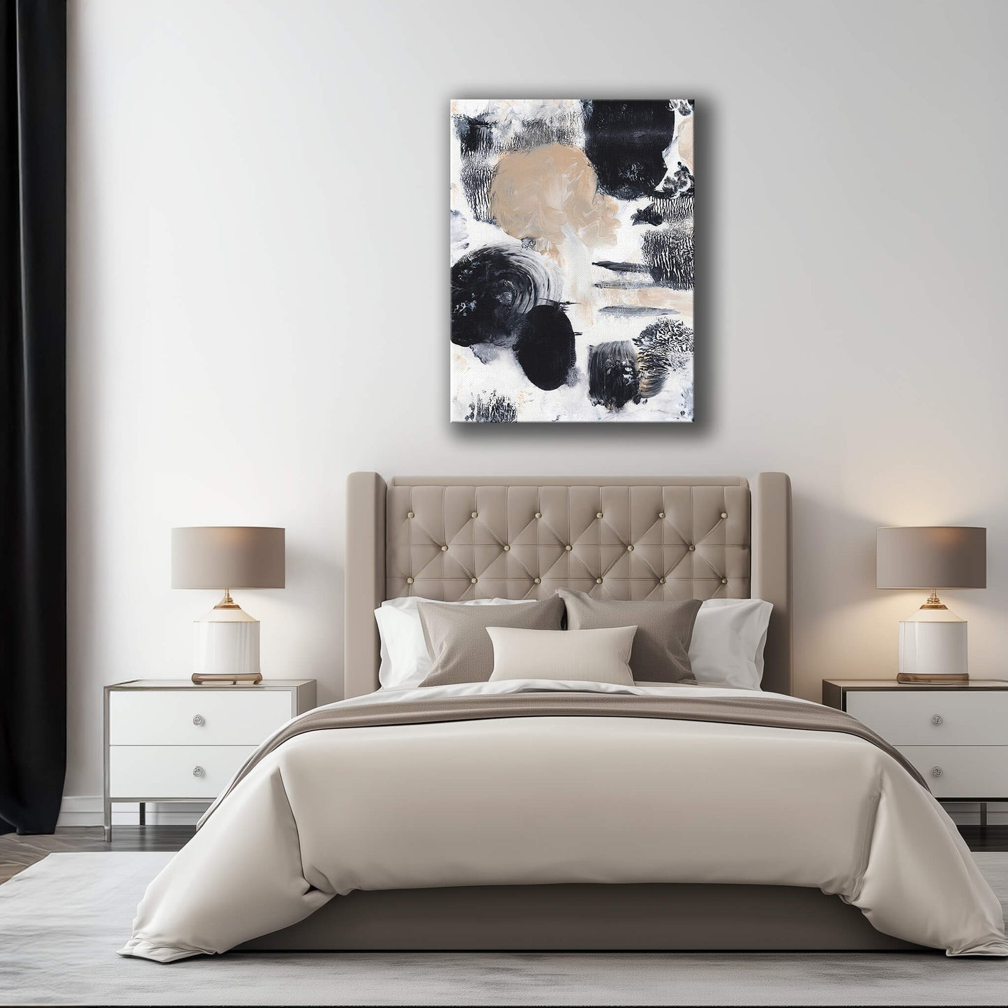 "Flurry" Canvas In Moving In Circles Collection