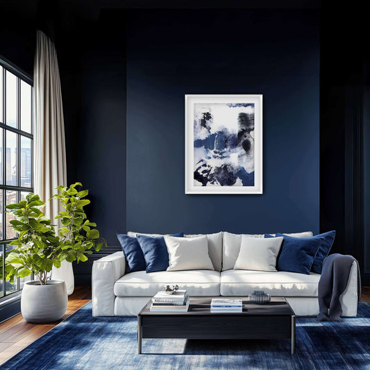 "Blue Heaven" Print In Blue Drama Collection