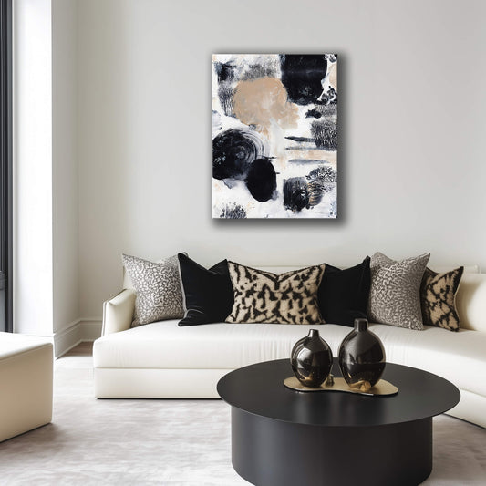 "Flurry" Canvas In Moving In Circles Collection