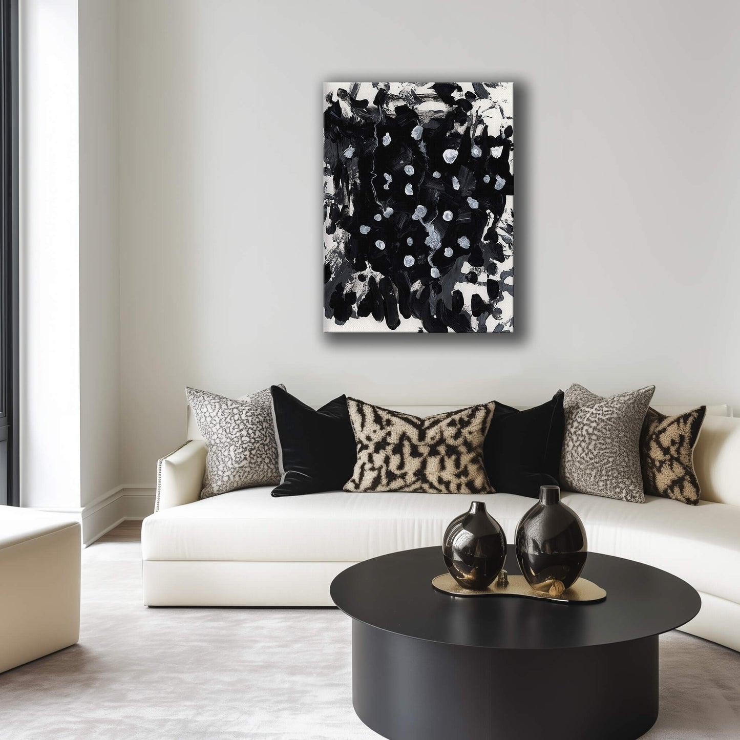 "Cluster Fuck" Canvas In Moving In Circles Collection