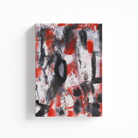 "Shattered Love" Canvas In Loves Wounded Walls Collection