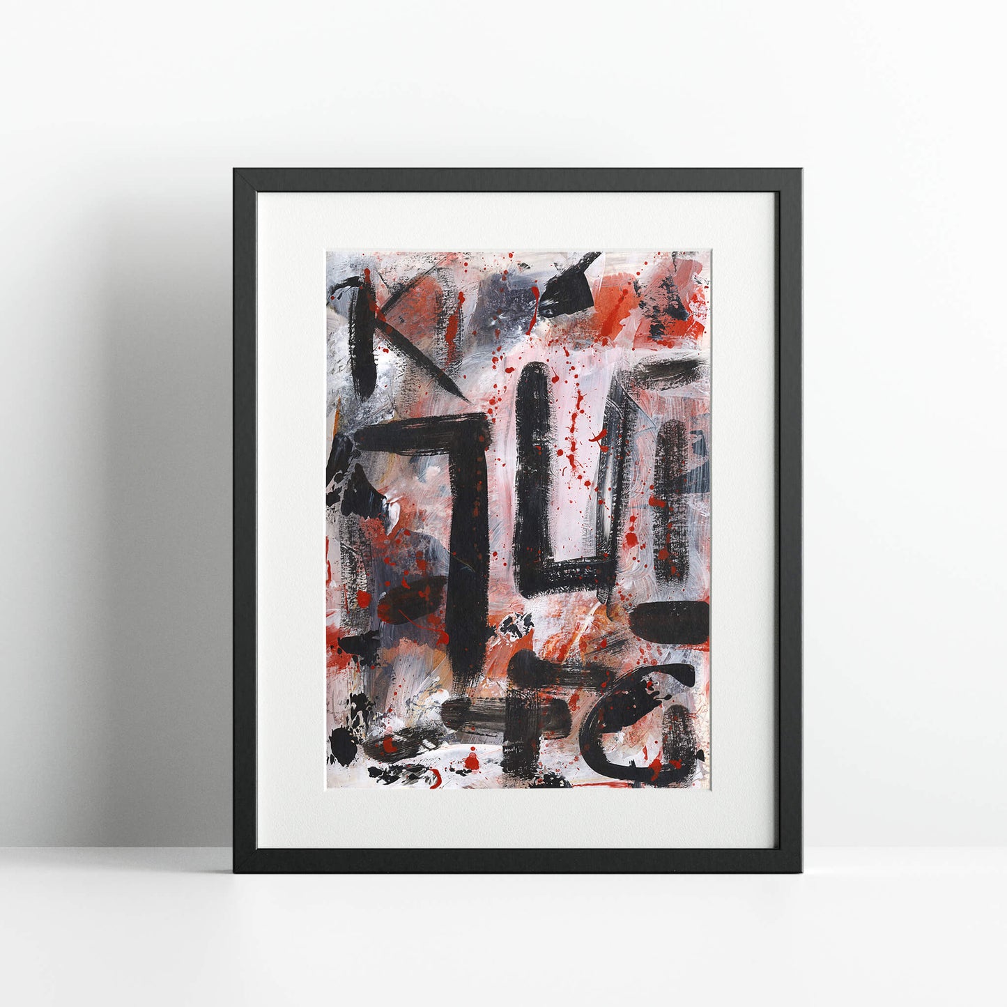 "Fuck Lucks Grief" Print In Moving In Circles Collection