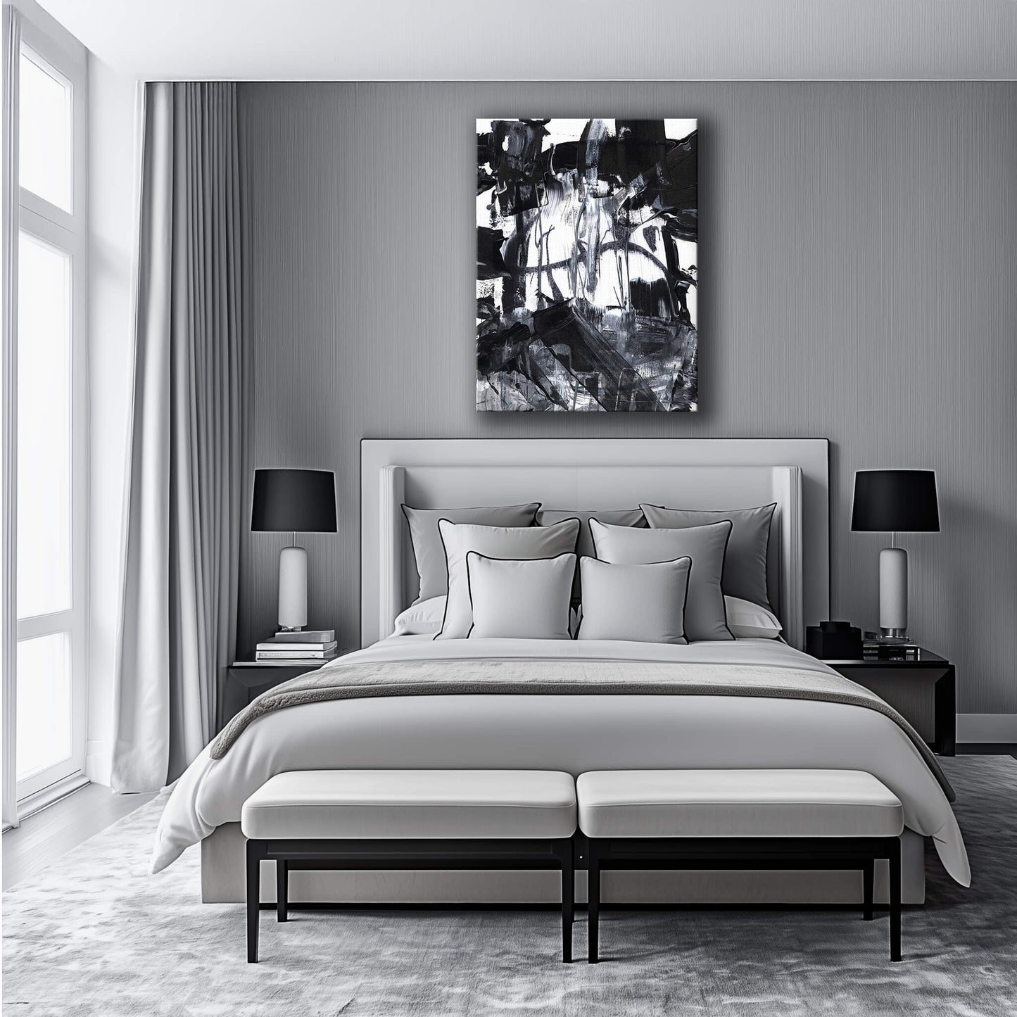 "Gravity's Urge" Canvas In Lovers' Midnight Dance Collection