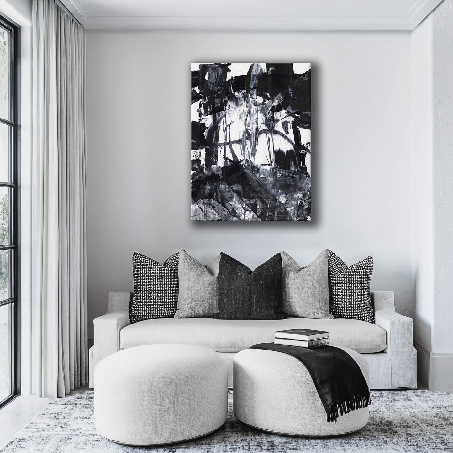 "Gravity's Urge" Canvas In Lovers' Midnight Dance Collection