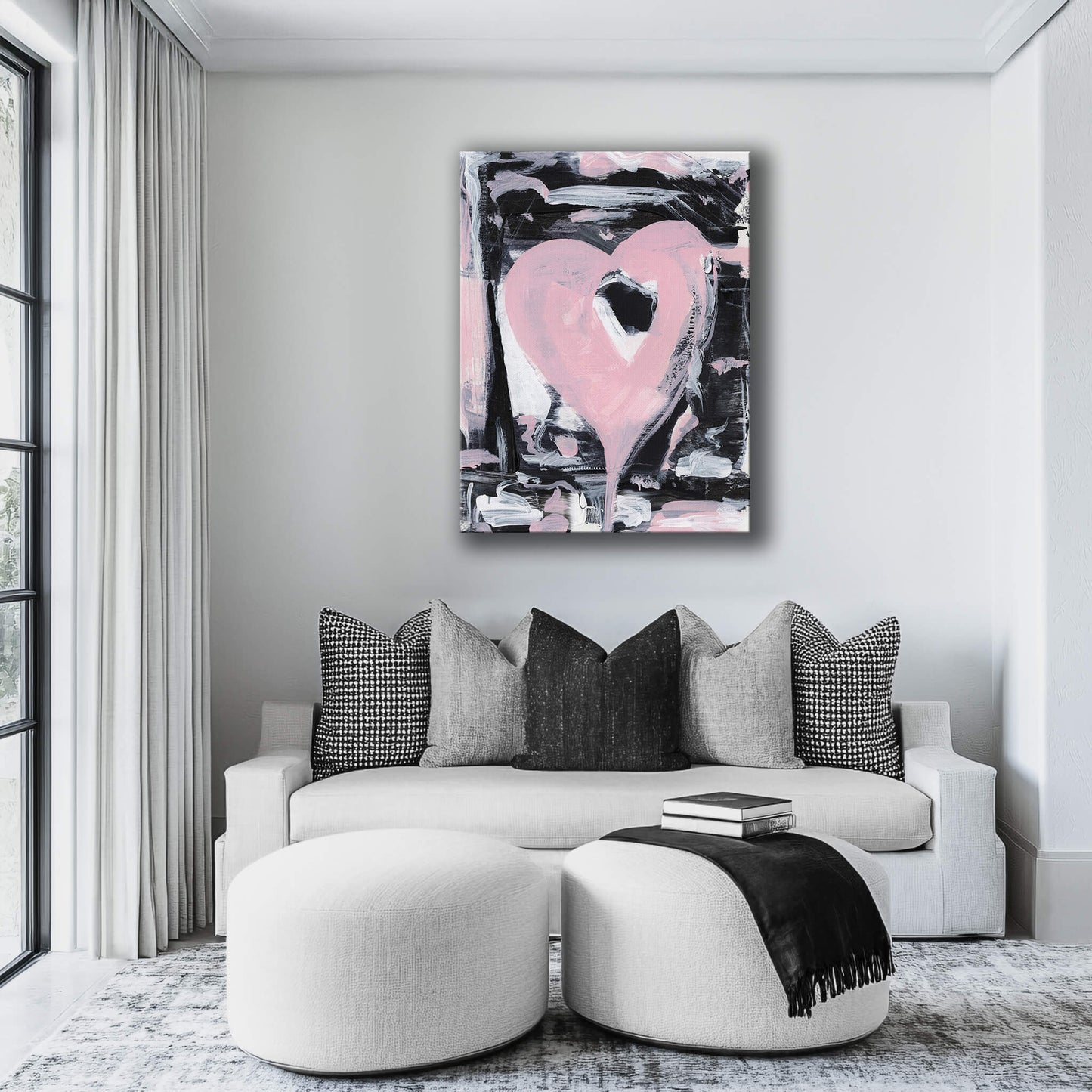 "Danza Del Corazon" Canvas In Lovers' Midnight Dance Collection