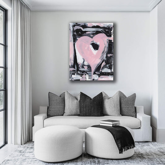 "Danza Del Corazon" Canvas In Lovers' Midnight Dance Collection