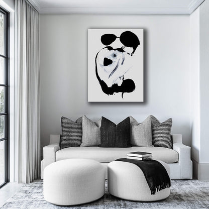 "The Dance Circle" Canvas In Lovers' Midnight Dance Collection