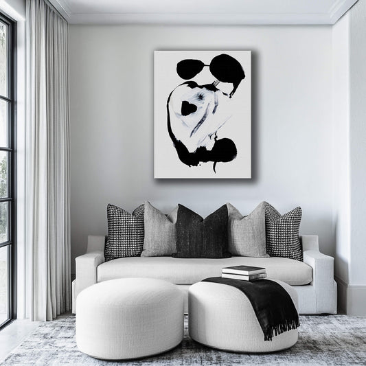 "The Dance Circle" Canvas In Lovers' Midnight Dance Collection