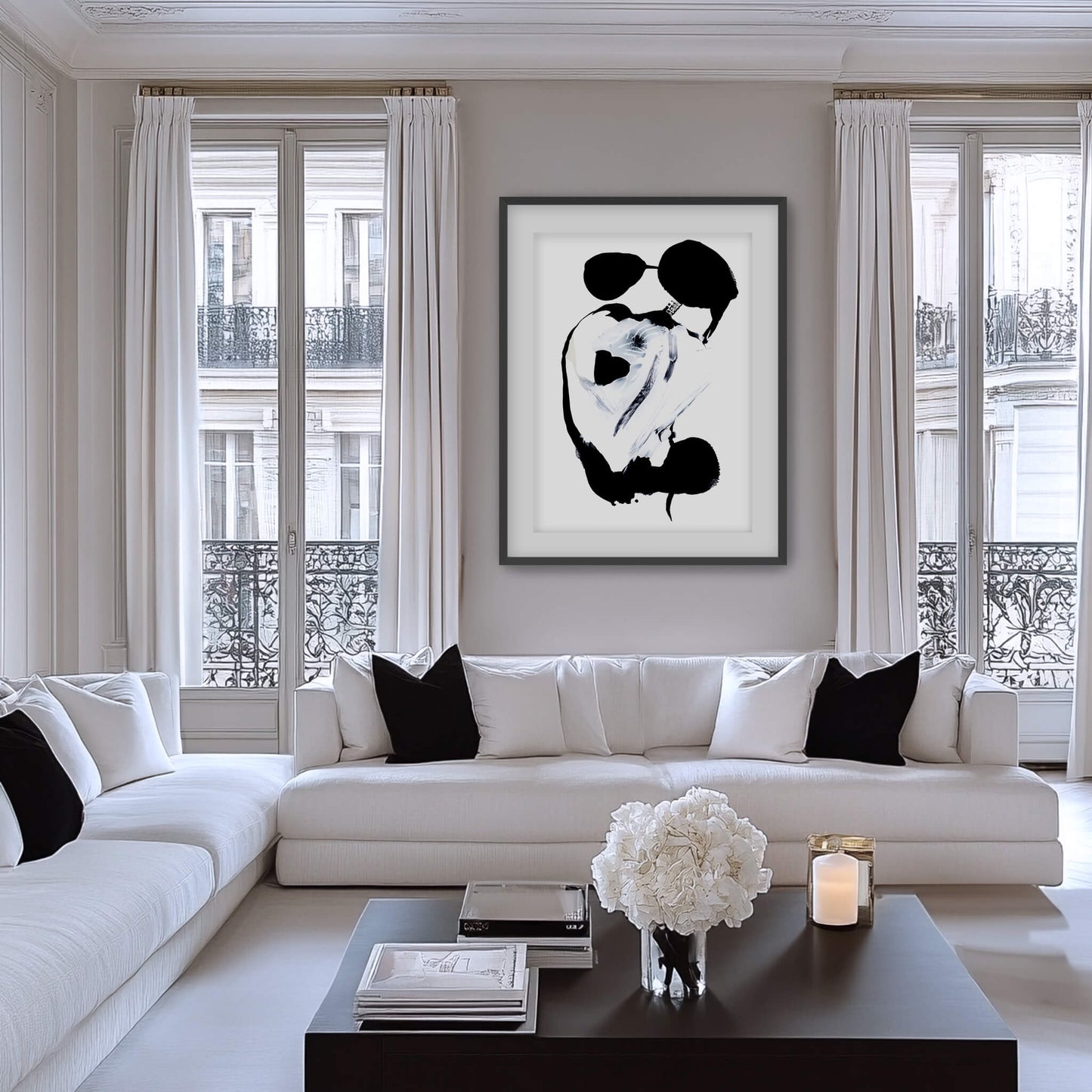 "The Dance Circle" Print In Lovers' Midnight Dance Collection