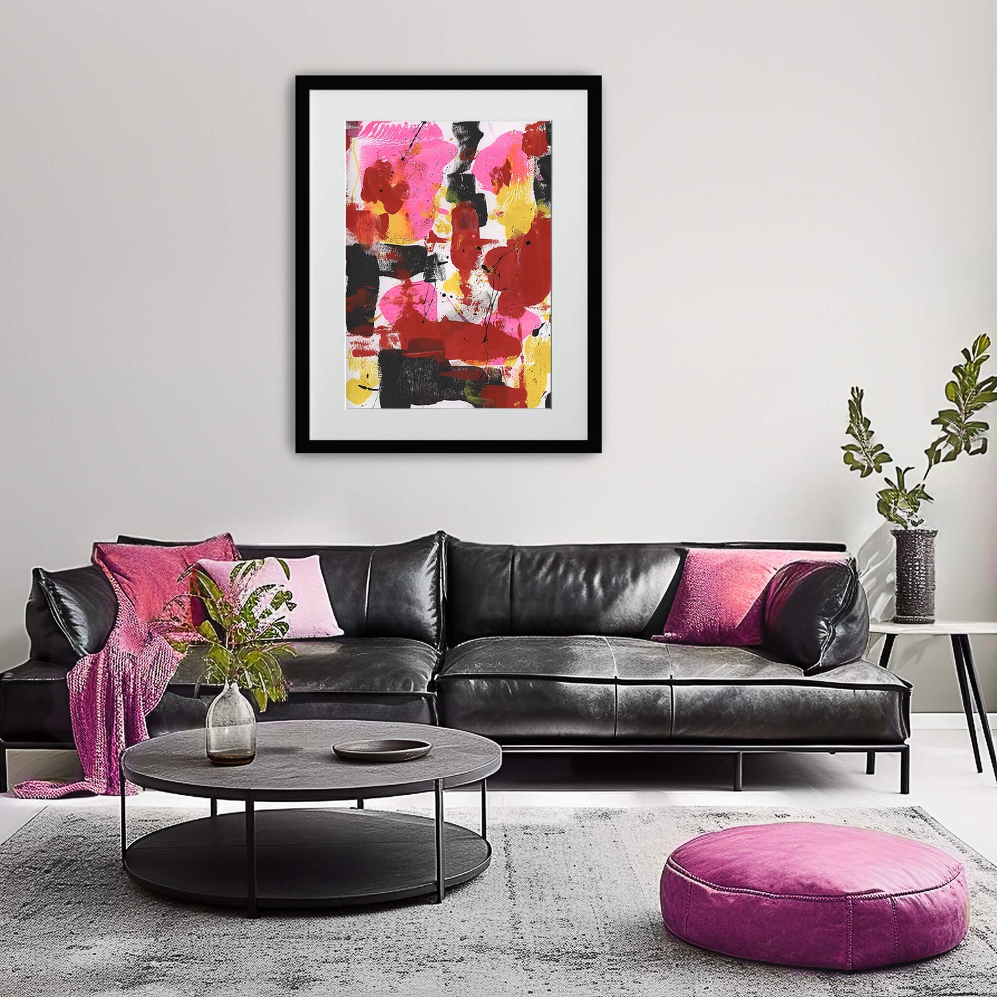 "Hot Pink Fling" Print In Coming In Hot Collection