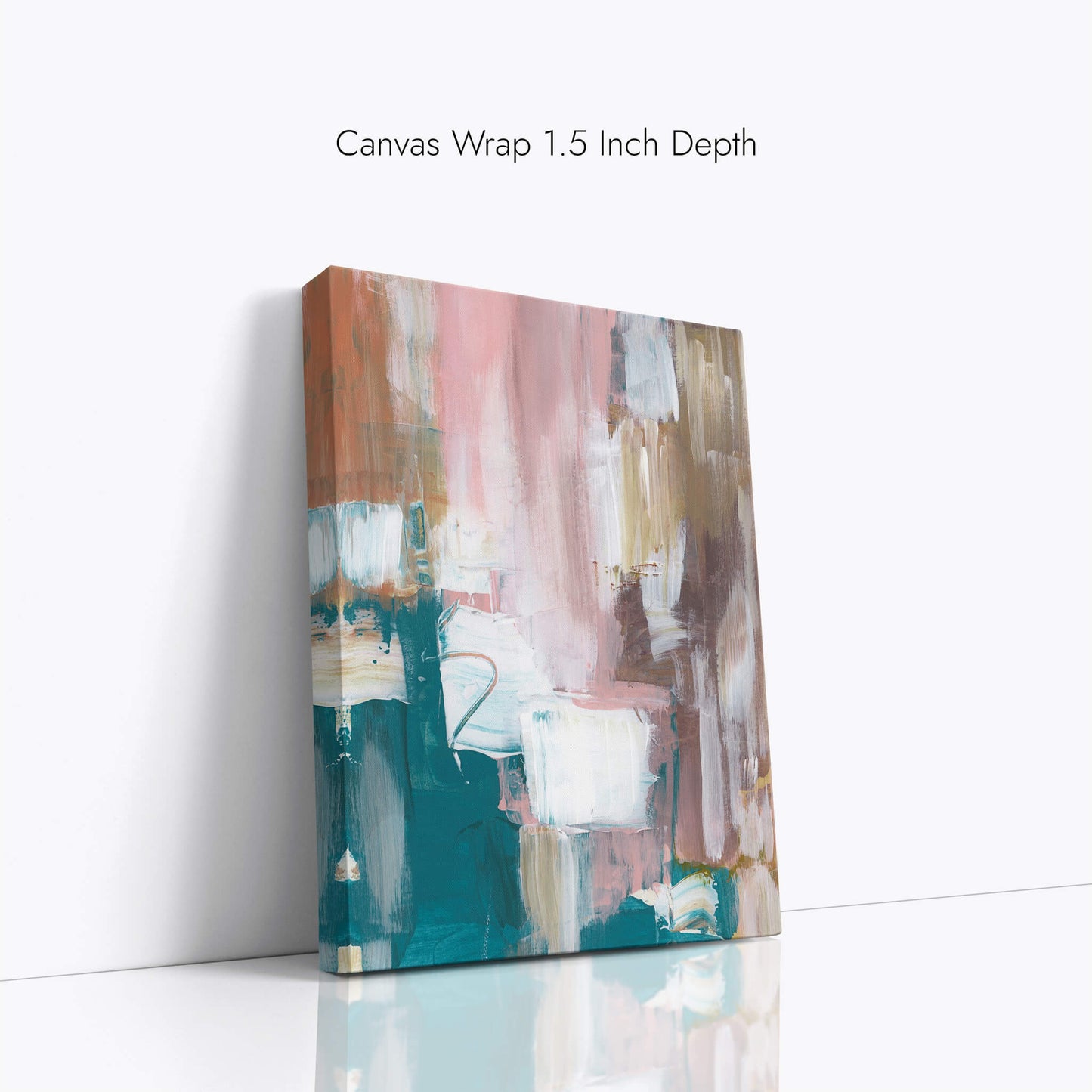 "2 Dreaming" Canvas In Sleeping In Cyan Collection