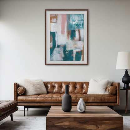 "Trance" Print In Sleeping In Cyan Collection