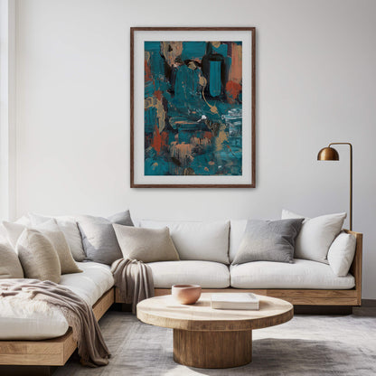 "Unconscious Love" Print In Sleeping In Cyan Collection