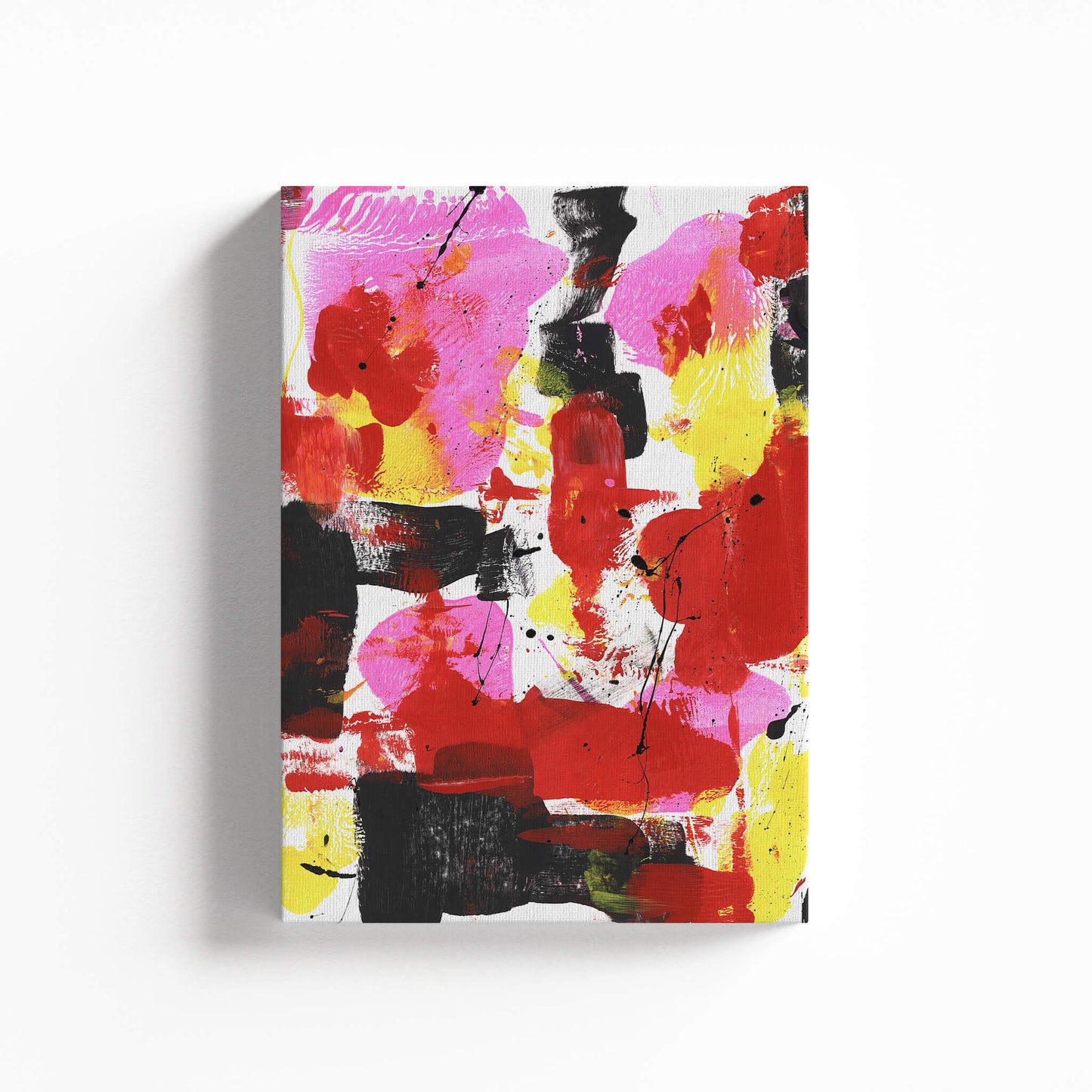 "Hot Pink Fling" Canvas In Coming In Hot Collection