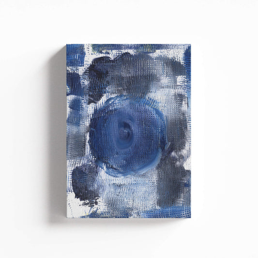 "Blue Eyed" Canvas In Blue Drama Collection