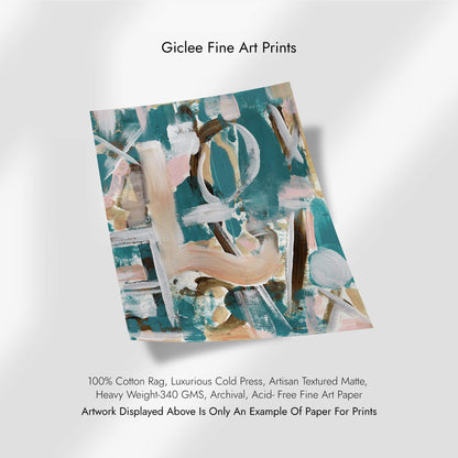 "2 Dreaming" Print In Sleeping In Cyan Collection