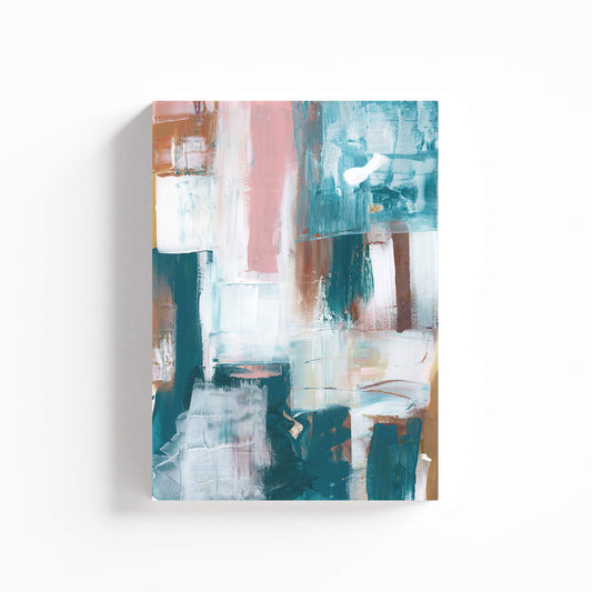 "Trance" Canvas In Sleeping In Cyan Collection