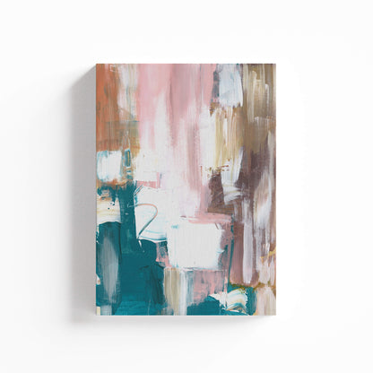 "2 Dreaming" Canvas In Sleeping In Cyan Collection