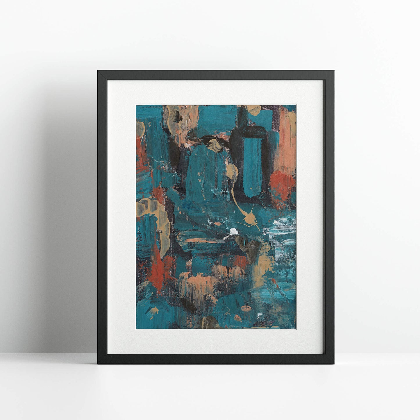 "Unconscious Love" Print In Sleeping In Cyan Collection