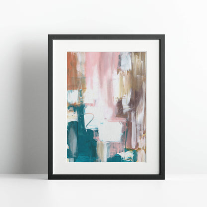 "2 Dreaming" Print In Sleeping In Cyan Collection