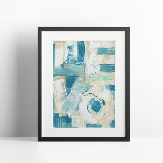 "Love Sleeps" Print In Sleeping In Cyan Collection