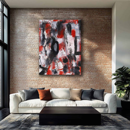 "Shattered Love" Canvas In Loves Wounded Walls Collection