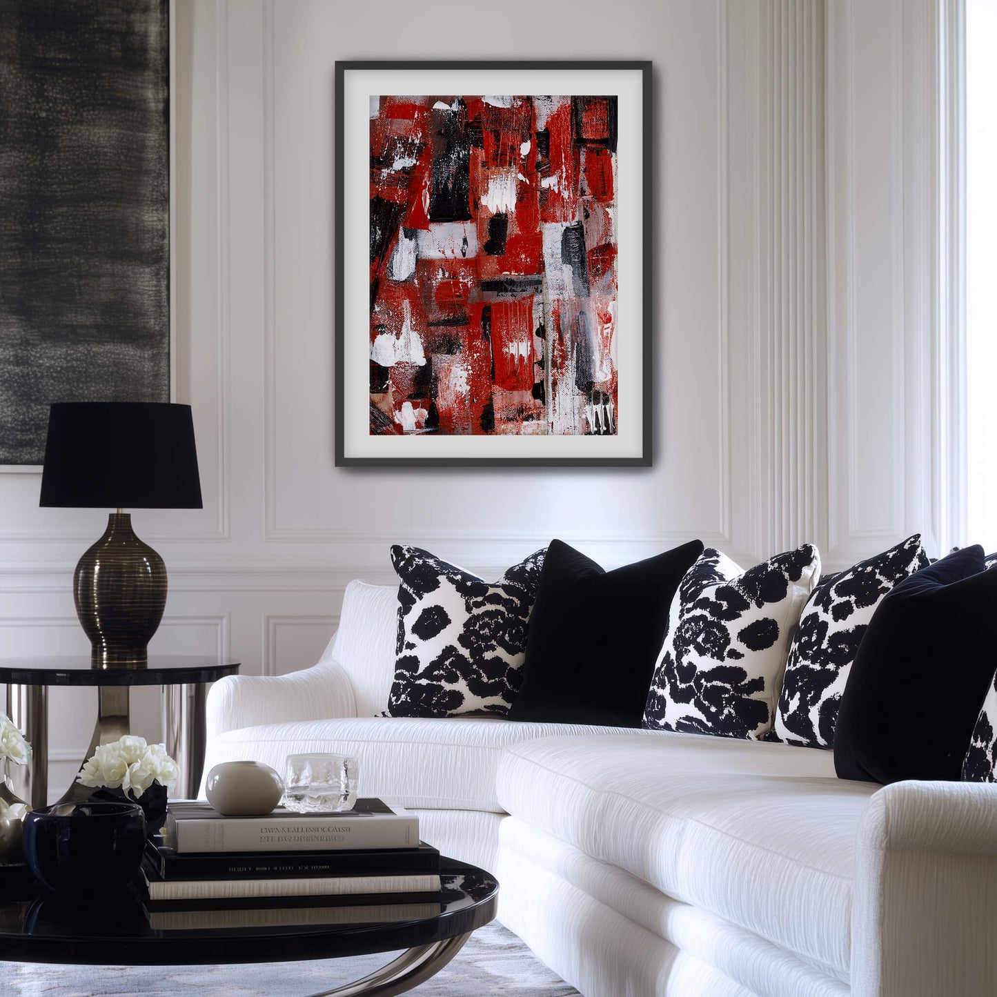 "Bleeding Wall" Print In Moving In Circles Collection