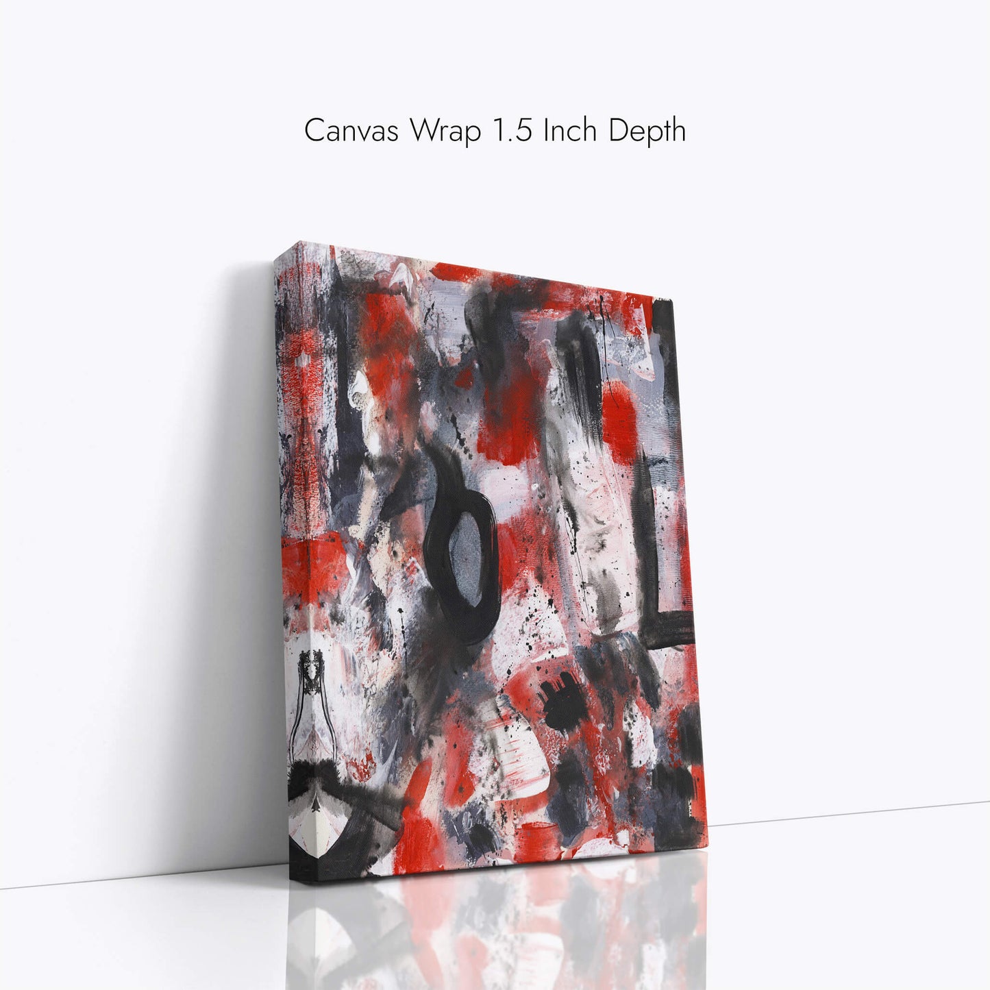 "Shattered Love" Canvas In Loves Wounded Walls Collection