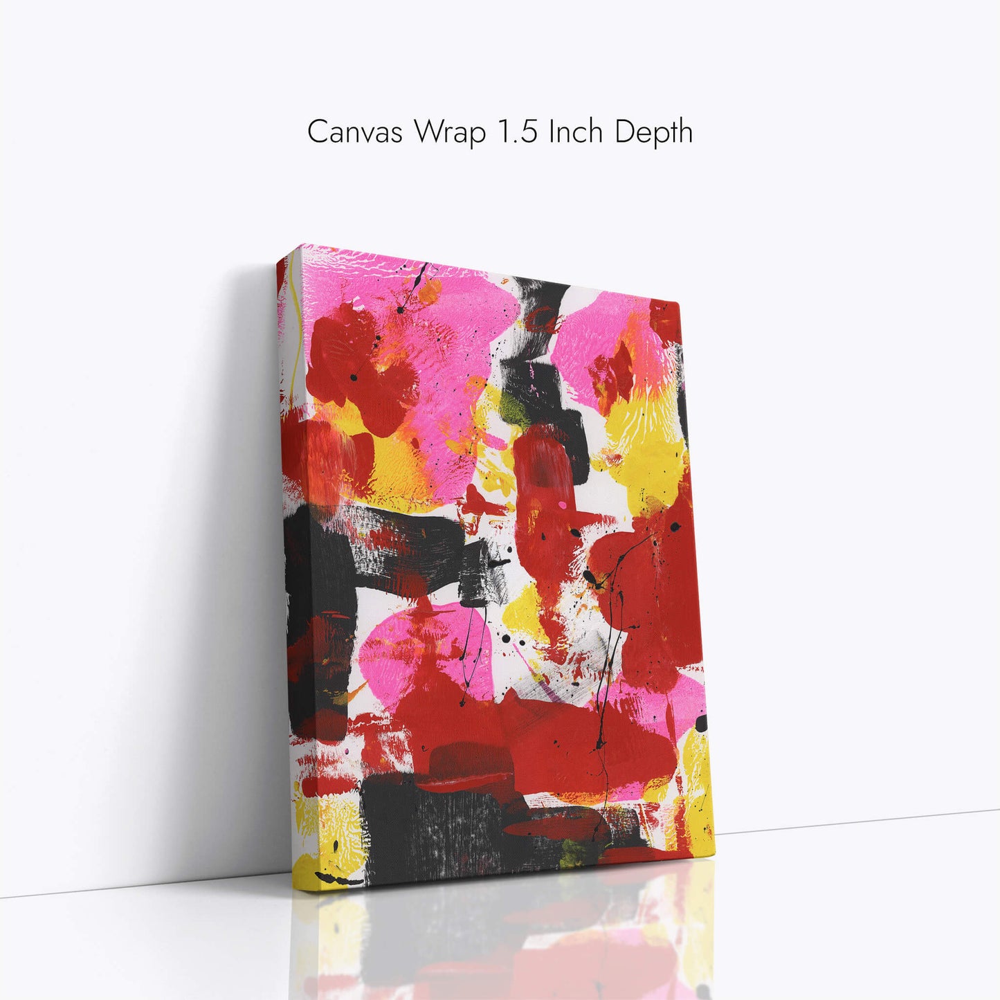 "Hot Pink Fling" Canvas In Coming In Hot Collection